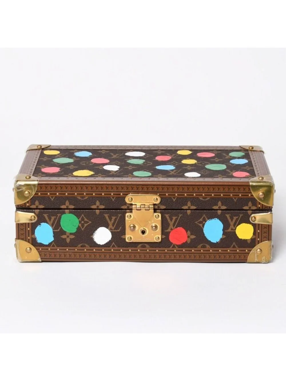 Louis Vuitton Super Rare Watch Trunk LV YK Yayoi Kusama Coffret